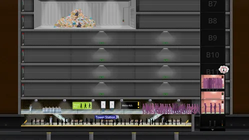 Subway station has been added to this release and provides another way for sims to enter your tower.
