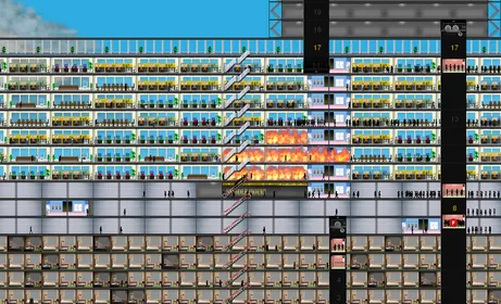 Fires can start and spread.