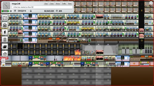 Fire disaster.