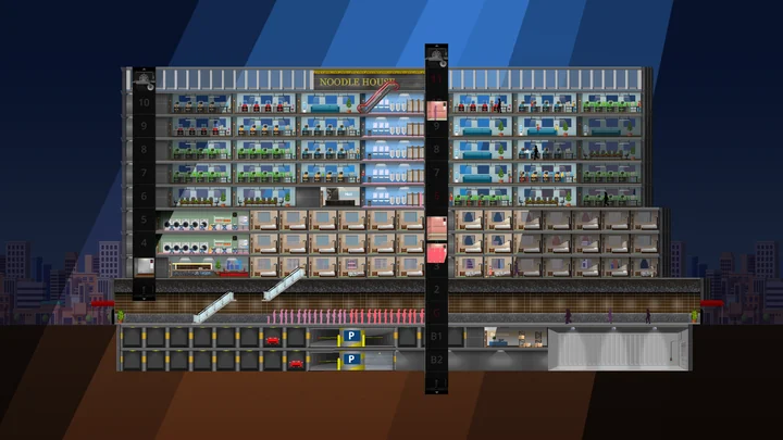 A dynamic day and night cycle.