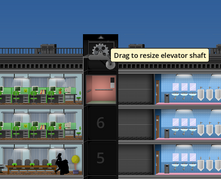 Resize an elevator